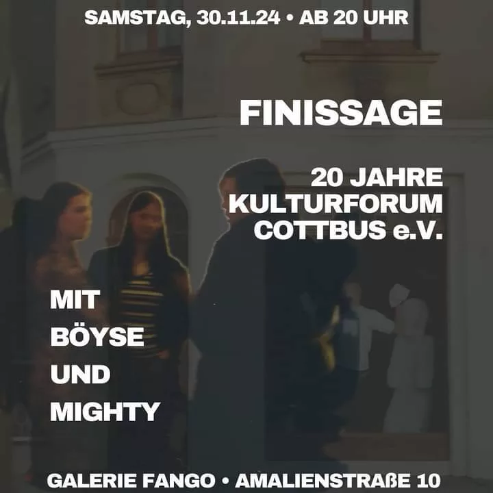 Finissage : 20 Jahre Kulturforum