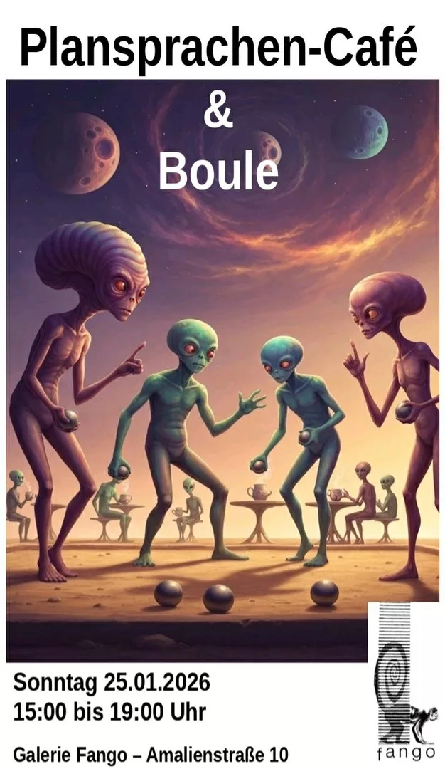 Plansprachen Café & Boule